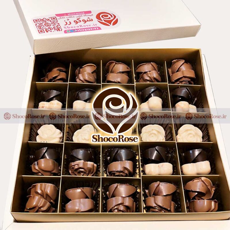 شکلات خانگی شوکورز جعبه 50 عددی میکس 3 مزه